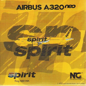 NGM15035 1:400 NG Model Spirit Airlines Airbus A320neo Reg #N901NK
