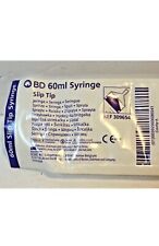 NEW BD Disposable 60mL/60cc Syringe Luer-Lok Tip Plastic 309653 Box