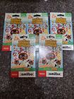 Animal Crossing Amiibo Cards - Series 2 - 5 Pack Lot New