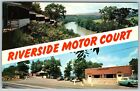 Riverside Motor Court, Front Royal, Virginia VA - Postcard