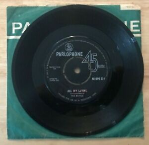 Rare 45 The Beatles Hard Days Night  Parlophone Export SPD 331 South African 45