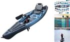 New Listing12' Pedal Fin Drive Powered Fishing Kayak | Sit-on-Top or Stand-Capable | 550