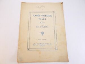 ANTIQUE SHEET MUSIC SONGBOOK 1921 POUPEE VALSANTE FOR PIANO
