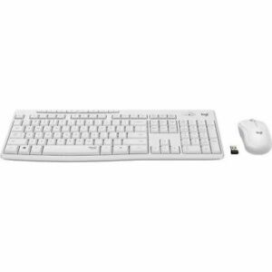 Logitech MK295 Silent Wireless Mouse & Keyboard Combo, White 920-009783