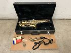 Vintage Spencer Saxophone Sax w/ Case Untested. Parts or Repair