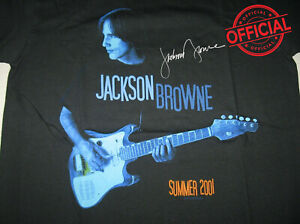 Vintage 2001 SUMMER CONCERT Jackson Browne Shirt Black Unisex All Sizes