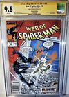 WEB OF SPIDER-MAN 36 (1988) CGC SS 9.6 NEWSSTAND -1ST APP. TOMBSTONE! SIGNED