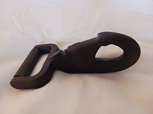 VINTAGE HORSE HARNESS METAL SNAP HOOK/CLASP WITH ROLLER