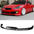 Fits 10-12 Hyundai Genesis Coupe Style S1 PU Front Bumper Lip Spoiler Splitter (For: 2011 Genesis Coupe)