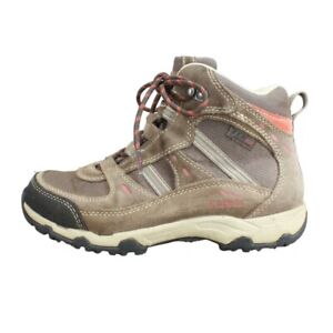 LL Bean Women's Trail Model 4 Brown Leather Mesh Waterproof Hiking Boots 7.5M