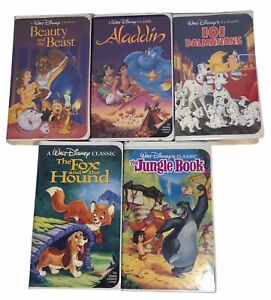 Disney VHS Lot of 5 Movies