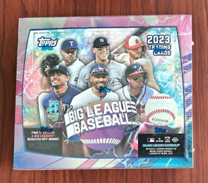 2023 Topps Big League Baseball Hobby Box - 144 Trading Cards - Factory Sealed