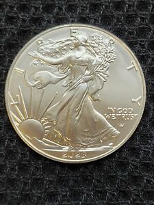 New Listing2023 American Silver Eagle 1 OZ Coin BU.