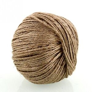 Natural Jute Rope Twine String Thread 100 M for Art and Craft Home Decor Pack 1