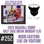 Los Angeles Dodgers 2024 Topps Big League Baseball Hobby 1/2 Case Break#252