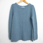 PRADA sweater knitwear alpaca Blue Used Women #40