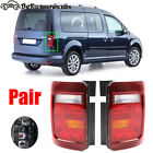 2PCS For Volkswagen VW Caddy 2016 2017-2020 LH &RH Rear Tail Light Without Bulbs