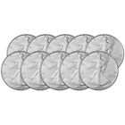 2024 American Silver Eagle 1 oz $1 - BU - Ten 10 Coins