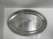 Vollrath Heavy-Duty Commercial Quality Stainless Steel Oval Platter/Tray 17 X 12