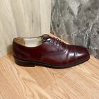 Bostonian Impression Mens Size 10.5 D Burgundy Leather Dress Cap Toe Shoes
