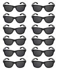 Mens Womens Sunglasses Black Retro Unisex Wayfar Style Bulk 24 PACK Sunglasses