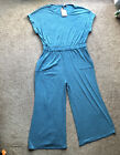 Wonderly Romper Womens 1X Short Sleeve Ribbed One Piece NWT Jumpsuit