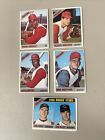 Lot of 5 Vintage Cleveland Baseball Cards 1966 Topps