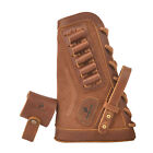 Leather Gun Buttstock With Barrel Loops For No Drill Sling .357.308 .30-30.22LR