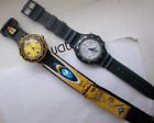Lot of 2 Swatch-Watches  SCUBA & AQUA-CHRONO   EXCELLENT   VINTAGE L@@K WOW