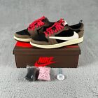Nike Travis Scott x Air Jordan 1 Low Mocha Size 9 CQ4277-001  W/ Box and Laces