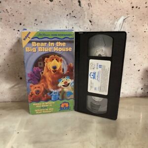 Bear in the Big Blue House VHS Home is Where the Bear Is Volume 1 1998 Rare OOP