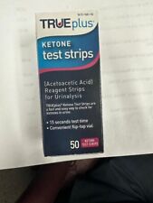True Plus Ketone Test Strips Urinalysis Fast & Accurate Result Quick Read 50ct