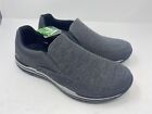 Skechers Mens Expected Gomel Slip-On Loafer Size 11 EXTRA WIDE Grey Shoes