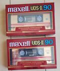 Lot Of 2 MAXELL UDS-II 90  BLANK CASSETTE  TAPE   (SEALED ) Brand New!