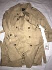 London Fog Trench Coat Khaki Women Size Large New With Tags