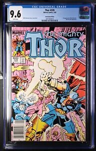 Marvel Comics Thor 339 CGC 9.6 1st Stormbreaker Newsstand Variant