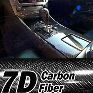 7D Accessories Car Glossy Carbon Fiber Vinyl Film Auto Interior Wrap Stickers (For: 2021 BMW X5)