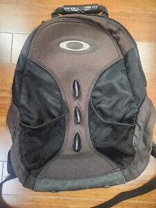 Oakley Vintage Y2K Backpack Spikes Zip Black Bag Faded SEE DESCRIPTION