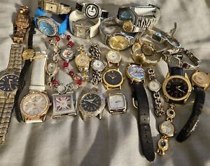 Lot of Men's Ladies Vintage Wrist Watches...Parts OR Repair