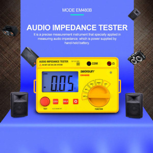 ALLOSUN - EM480B Audio Impedance Tester Digital LCD Insulation Resistance Meter