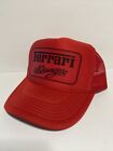 Vintage Ferrari  Trucker Hat adjustable Summer Solid Red Cap Racing Hat