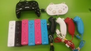 Wii Pro Classic, Nunchuck, Controller, Remote, Original, Authentic, OEM Official