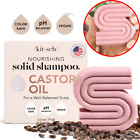 Castor Oil Shampoo Bar for Hair Growth, Vegan & All Natural Solid Shampoo, 3.2oz