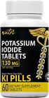 Potassium + Iodide Pills Tablets 130 Mg - 60 Tablets Supplement Best Potasium