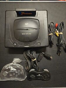 SEGA Saturn Home Console - Black - Two Controllers and all hookups! Works Great!