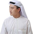 AKONNAS Men Arab Shemagh Kaffiyeh Headscarf Turban Cap Bandana Soft Muslim Hijab