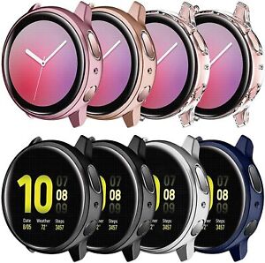 8 Pack For Samsung Galaxy Watch Active 2 40mm Screen Protector Case Bumper Cover