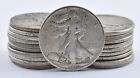 Bulk Lot Walking Liberty Half Dollar $10 Face Value 90% Silver Roll (20 Coin)