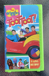 The Wiggles: Toot Toot VHS Video Movie, Original Cast, 18 Songs, Greg Murray +