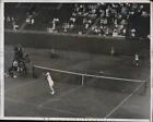 1937 Press Photo Alice Marble vs Jacqueline Horner National Tennis in NY